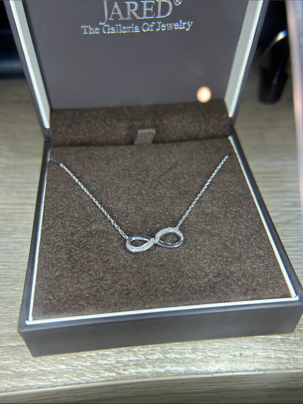 Jared Sterling Silver Infinity Pendant Necklace in Silver